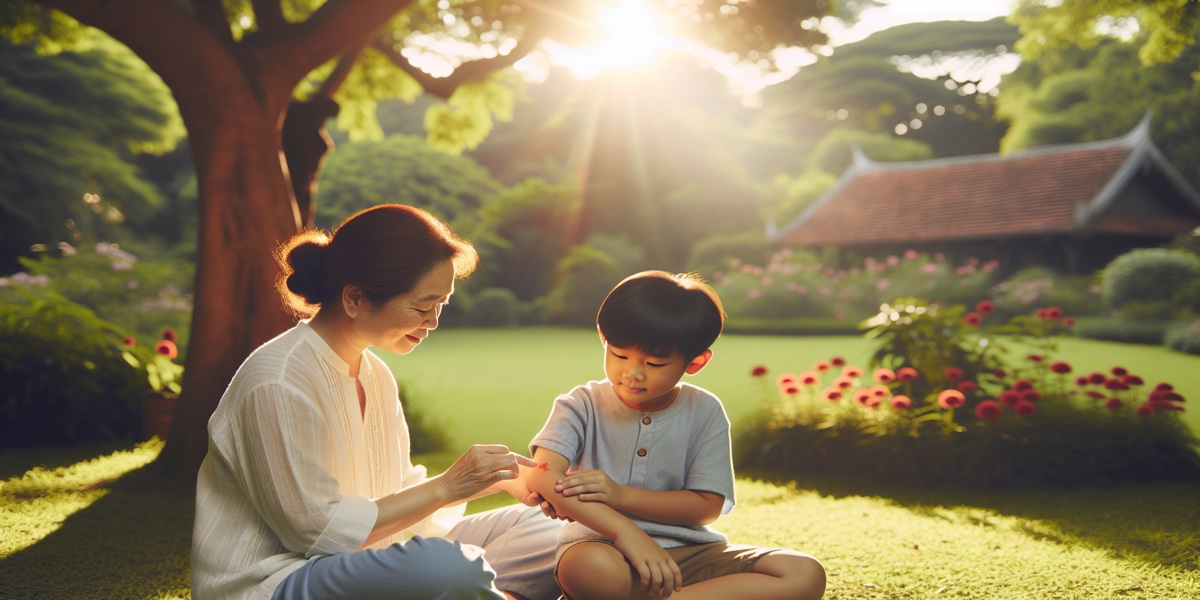 子どもの虫刺され対処法｜蚊・ハチ・毛虫の応急処置と感染防止を小児科医が解説